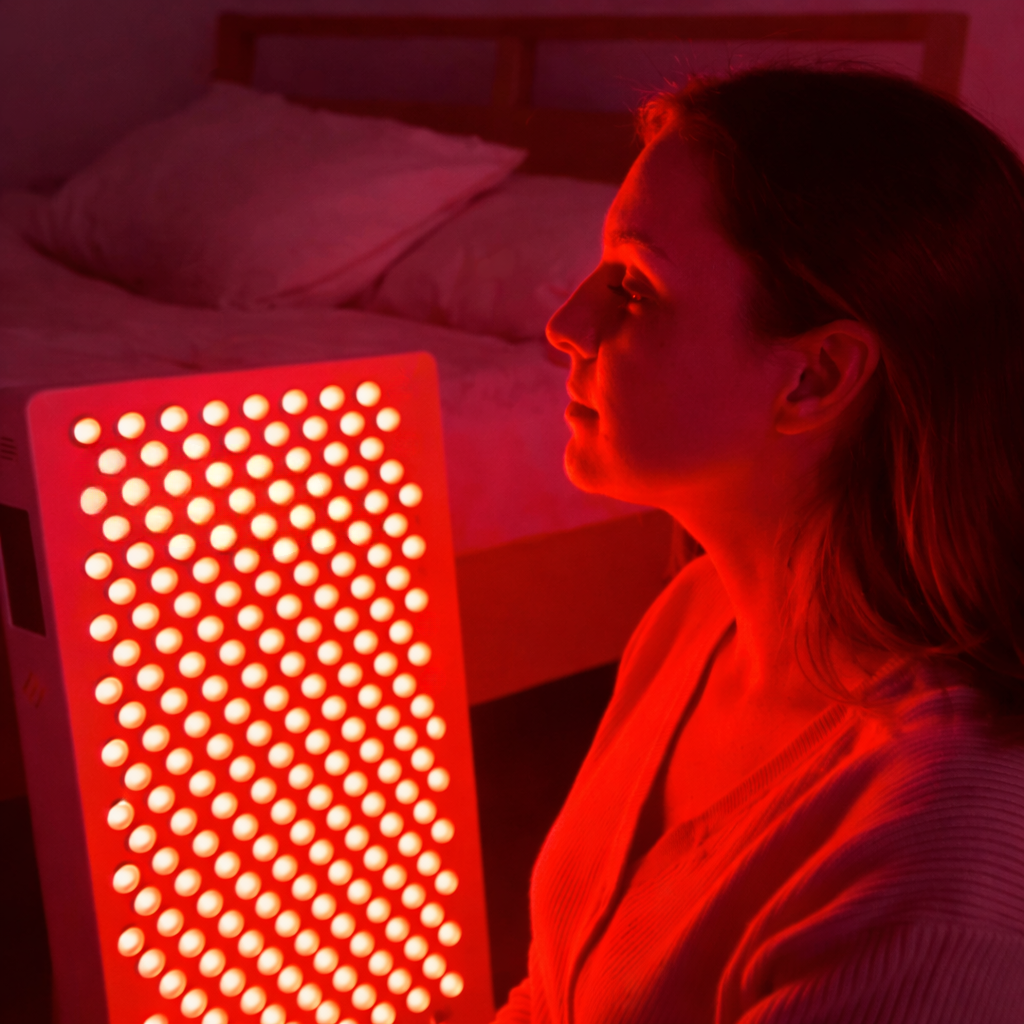 Relaxing in red light